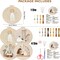 Nativity Scene Embroidery kit,Christmas Cross Stitch Kits,DIY Embroidery Kit for Adults with Pattern,Cotton Threads,Needles,Instruction,20cm Hoop,for Decor Home Room (King)